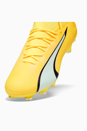 Chaussures de soccer avec crampons ULTRA PRO FG/AG Homme, Yellow Blaze-PUMA White-PUMA Black, extralarge
